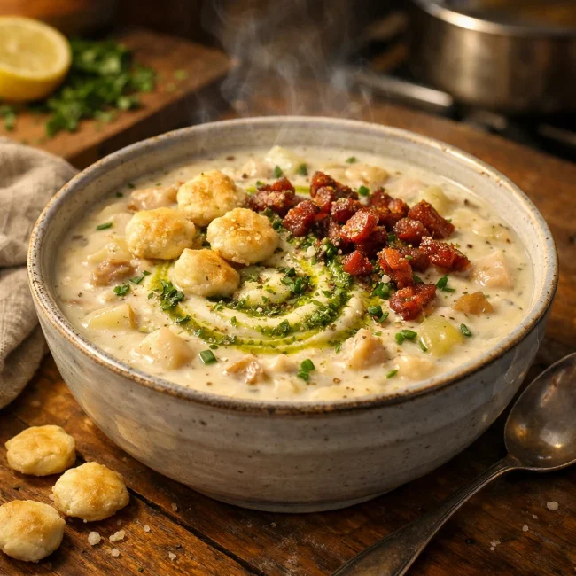 Unique New England Clam Chowder