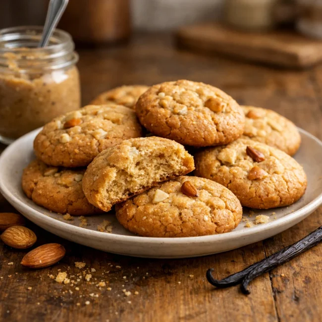 Vanilla Almond Butter Cookies