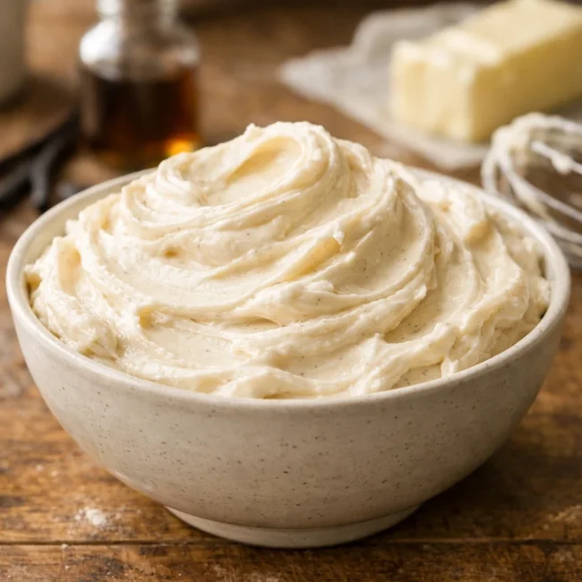 Vanilla Almond Buttercream Frosting