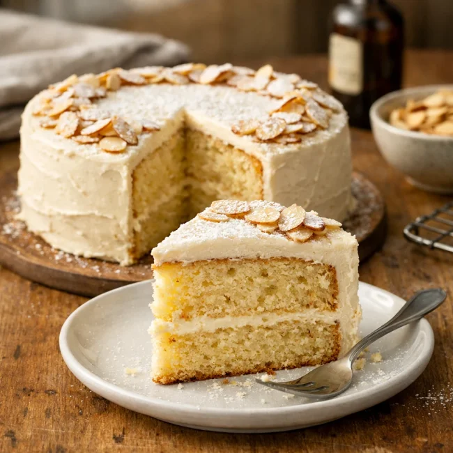 Vanilla Almond Delight Cake
