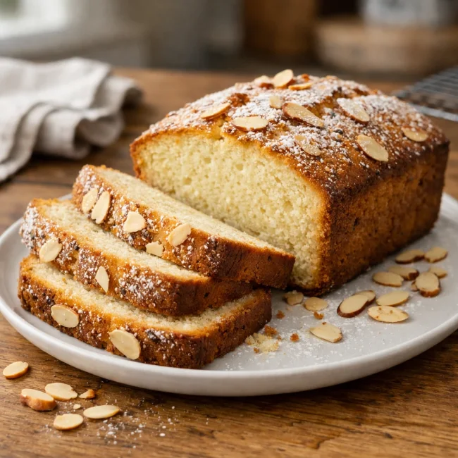 Vanilla Almond Pound Cake
