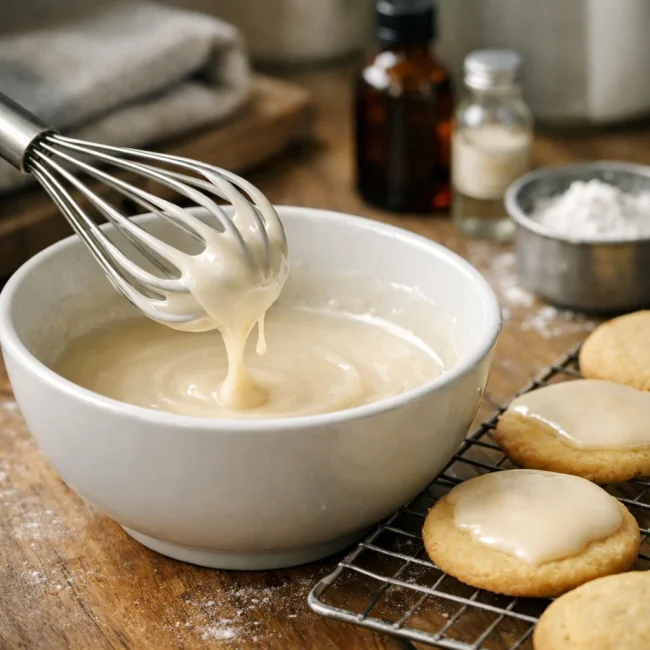 Vanilla Almond Sugar Cookie Glaze