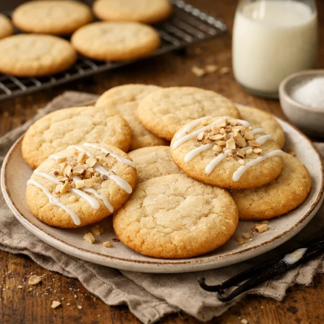 Vanilla Almond Sugar Cookies