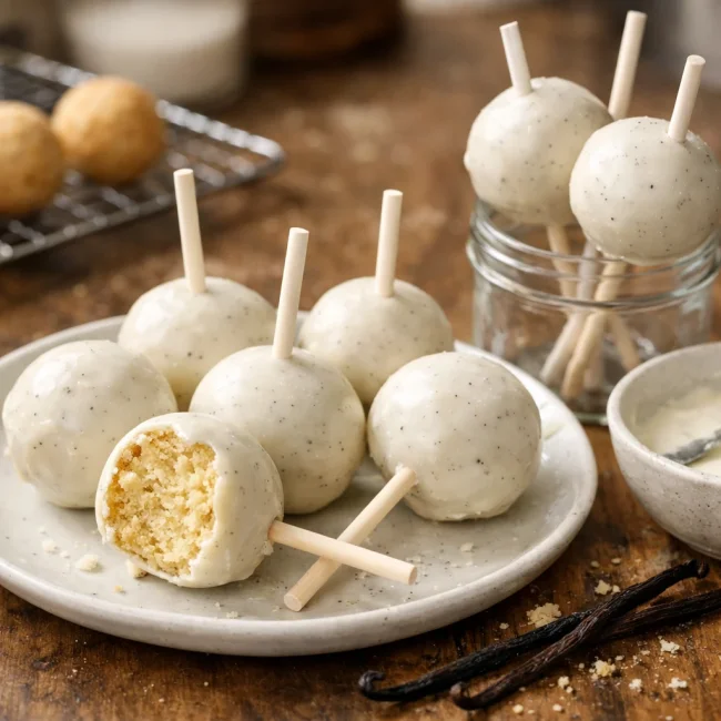 Vanilla Bean Cake Pops