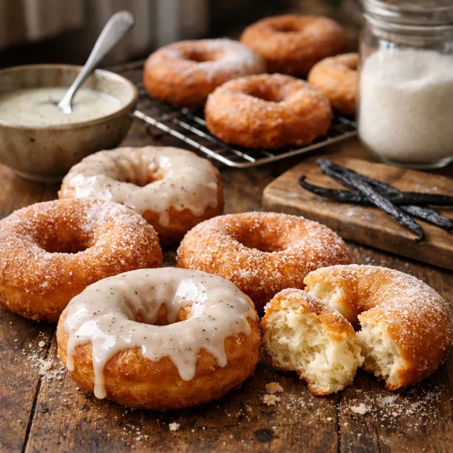Vanilla Bean Doughnuts