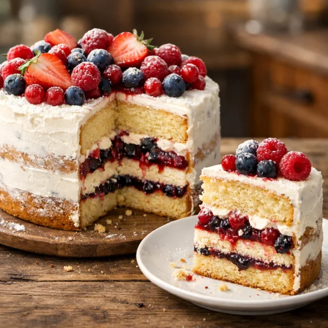 Vanilla Berry Dream Cake