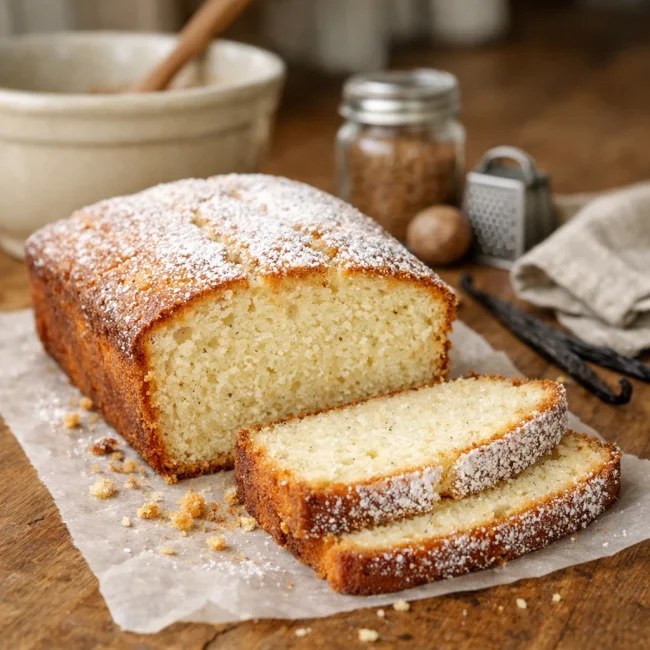 Vanilla Bliss Pound Cake