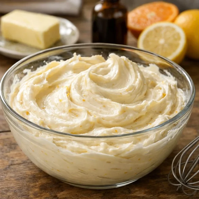 Vanilla Citrus Buttercream Frosting
