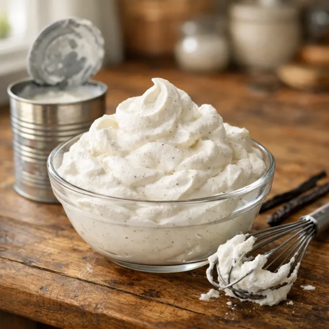 Vanilla Coconut Whipped Cream