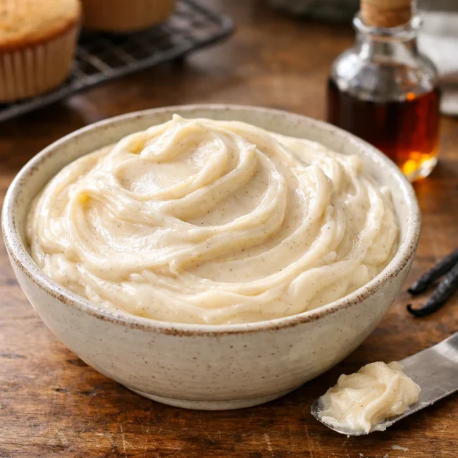 Vanilla Maple Cream Cheese Frosting