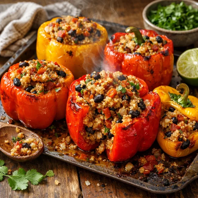 Vegan Stuffed Bell Peppers