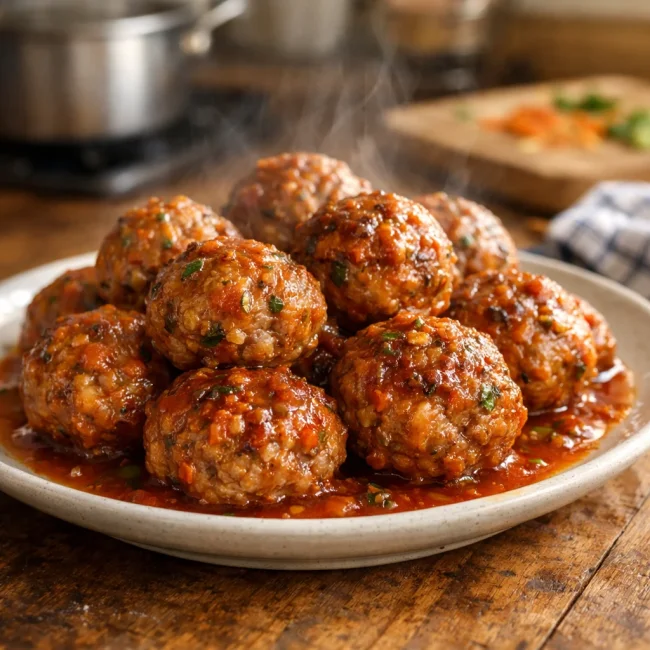 Vegetable Sneak-In Meatballs