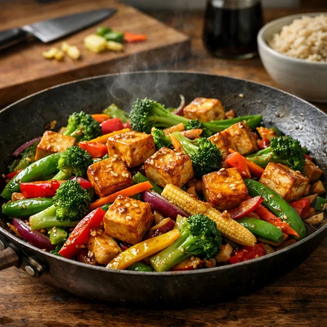 Veggie Stir-Fry with Tofu