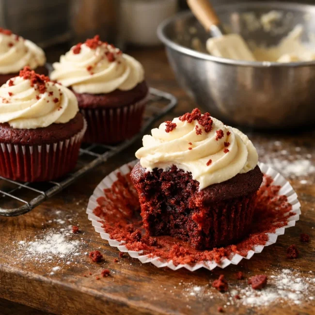 Velvet Rouge Cupcakes