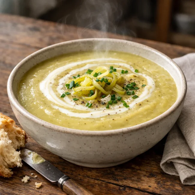 Velvety Leek and Potato Soup