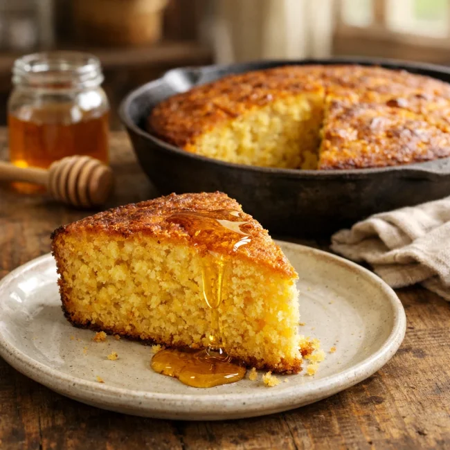 Wholesome Honey Corn Bread