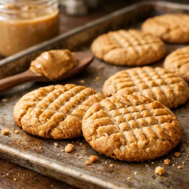 Wholesome Peanut Butter Cookies
