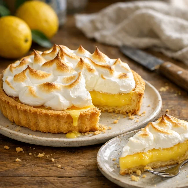 Yuzu Lemon Meringue Tart