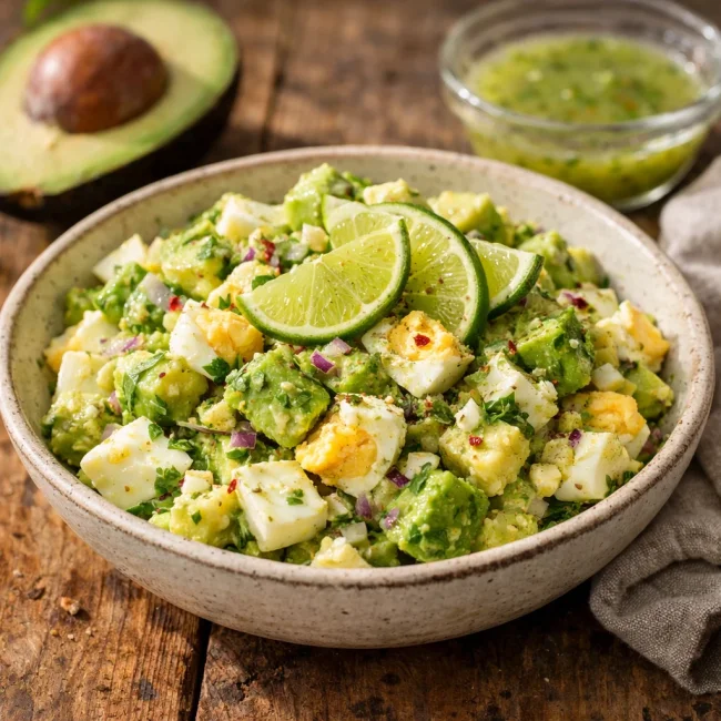 Zesty Avocado Egg Salad