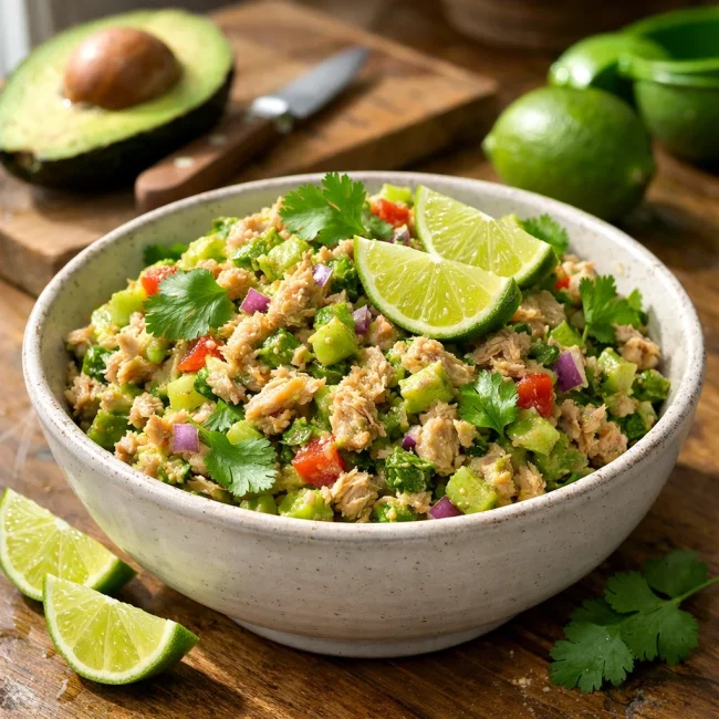Zesty Avocado Tuna Salad