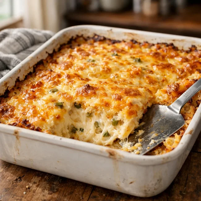 Zesty Cheesy Hash Brown Casserole