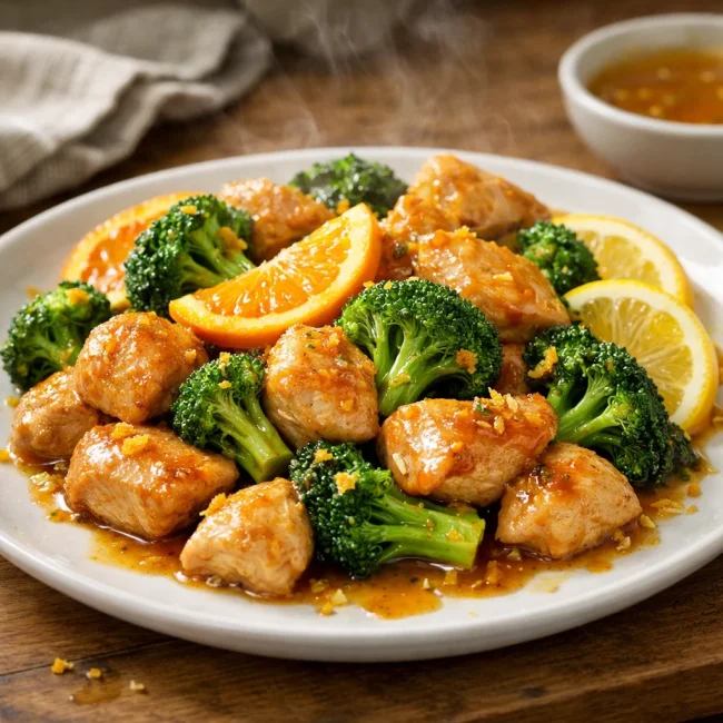 Zesty Citrus Chicken and Broccoli Stir Fry