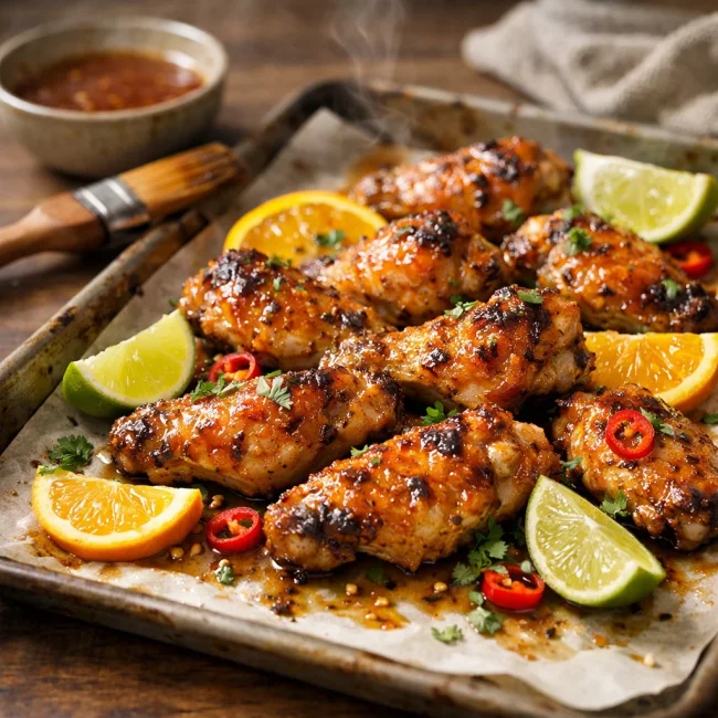 Zesty Citrus Chicken Wings