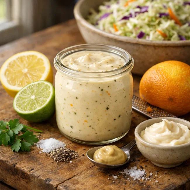 Zesty Citrus Coleslaw Dressing