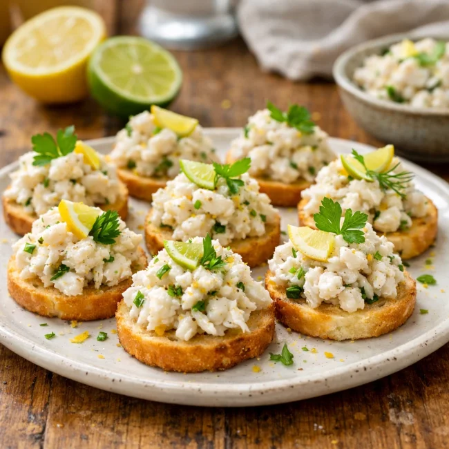 Zesty Citrus Crab Bites