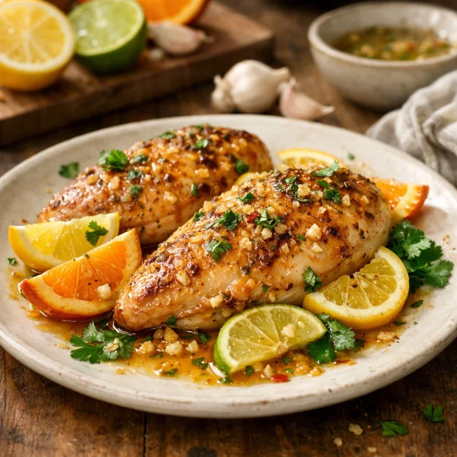 Zesty Citrus Garlic Chicken