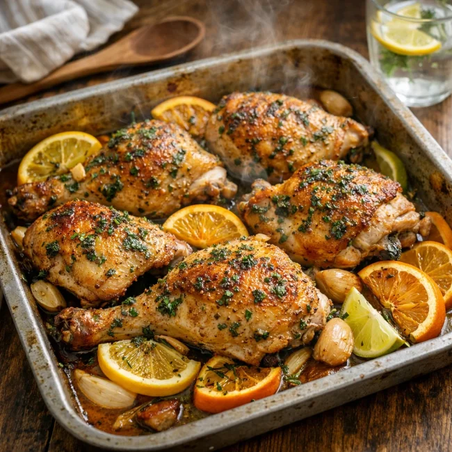 Zesty Citrus Herb Baked Chicken