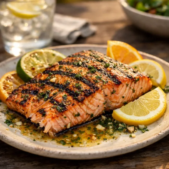 Zesty Citrus Herb Grilled Salmon