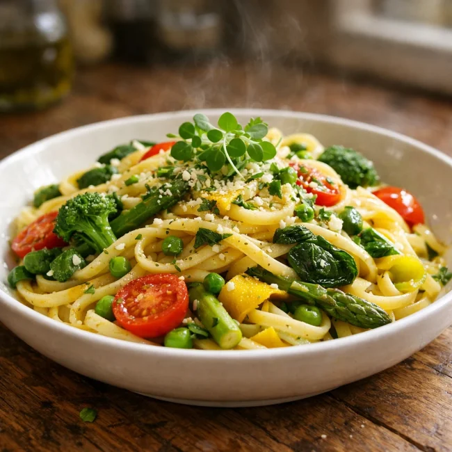 Zesty Citrus Pasta Primavera