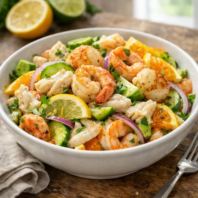 Zesty Citrus Seafood Salad