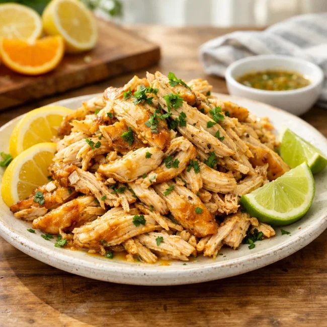 Zesty Citrus Shredded Chicken