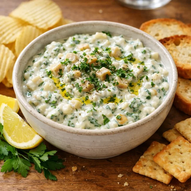 Zesty Clam and Herb Dip