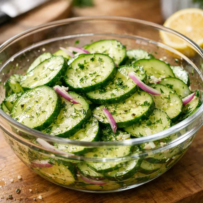 Zesty Cucumber & Dill Salad