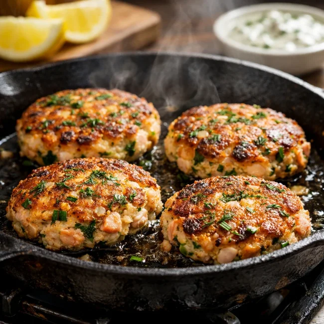 Zesty Dill Salmon Patties