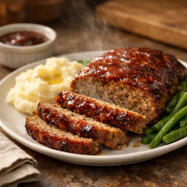 Zesty Glazed Meatloaf