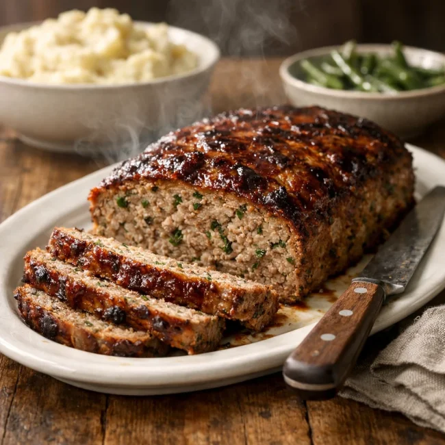 Zesty Herb-Infused Meatloaf