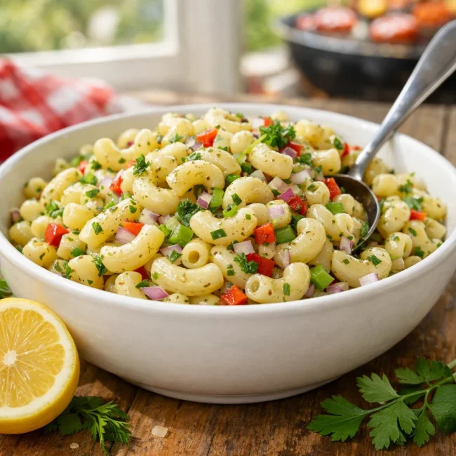 Zesty Herb Macaroni Salad