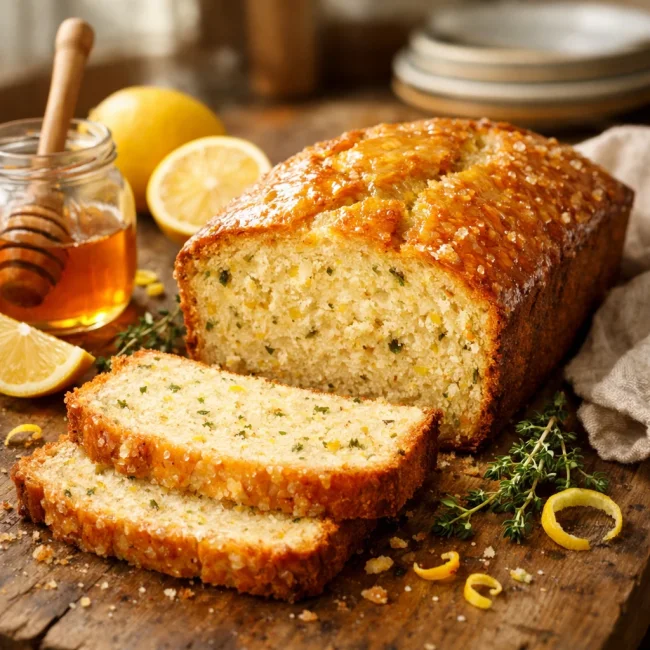 Zesty Honey Lemon Bread