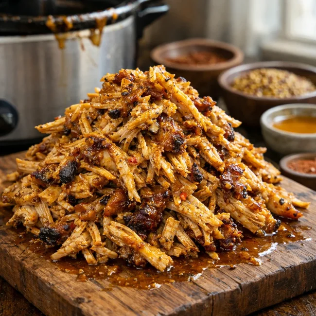 Zesty Honey-Mustard Slow-Cooker Pulled Pork