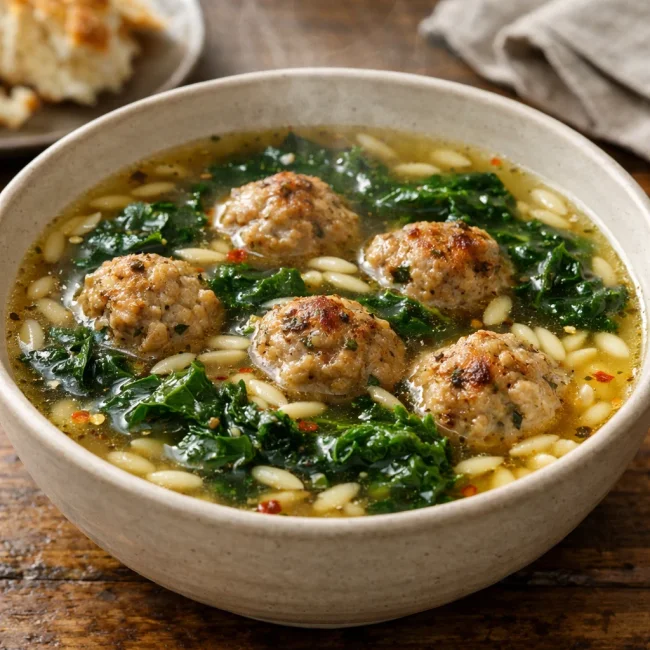 Zesty Italian Wedding Soup