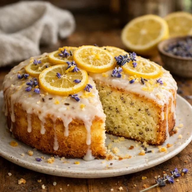 Zesty Lavender Lemon Cake