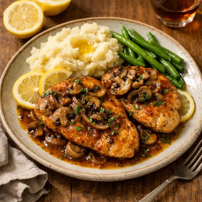 Zesty Lemon Chicken Marsala
