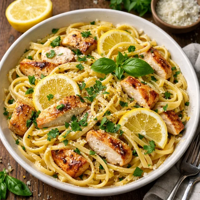 Zesty Lemon Chicken Pasta