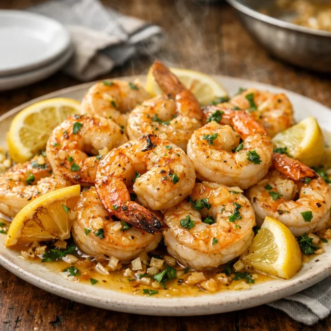 Zesty Lemon Garlic Shrimp