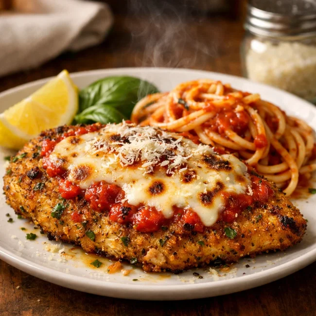 Zesty Lemon Herb Chicken Parmesan