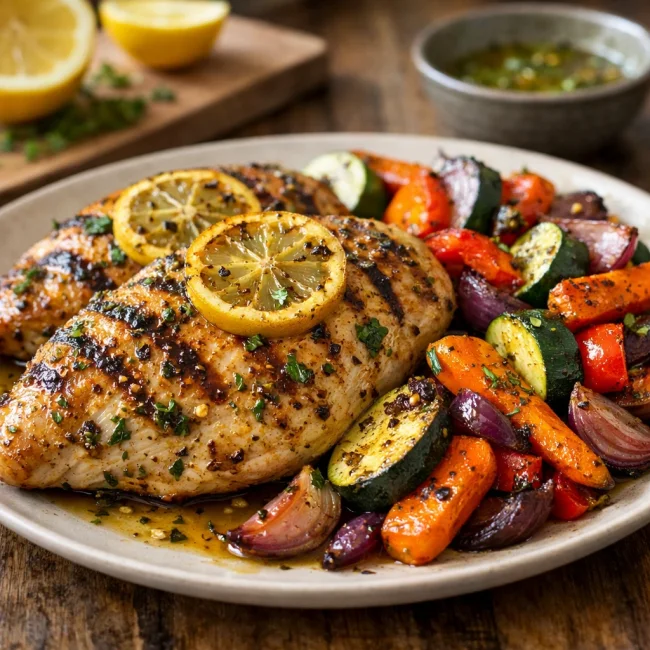 Zesty Lemon Herb Grilled Chicken
